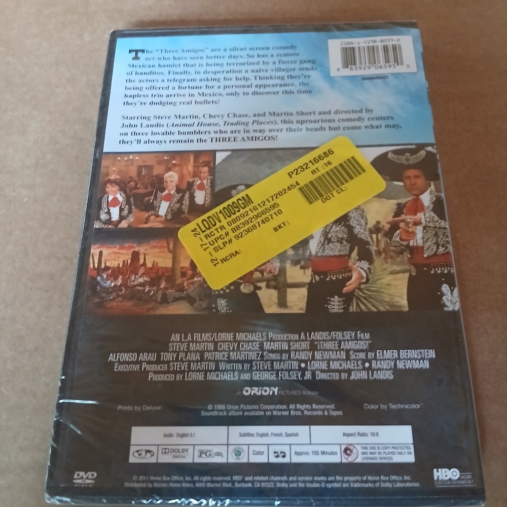 Three Amigos! -  DVD - BRAND NEW - Martin Chase Short - Picture 3 of 4